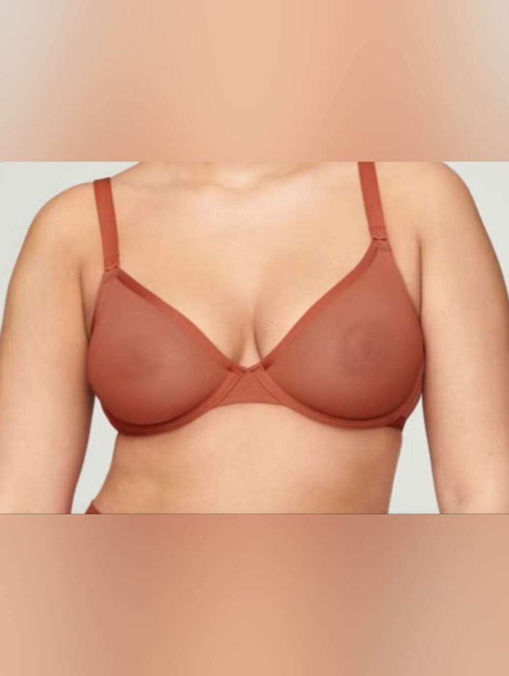 CUUP Seamless Underwire Bra - Orange